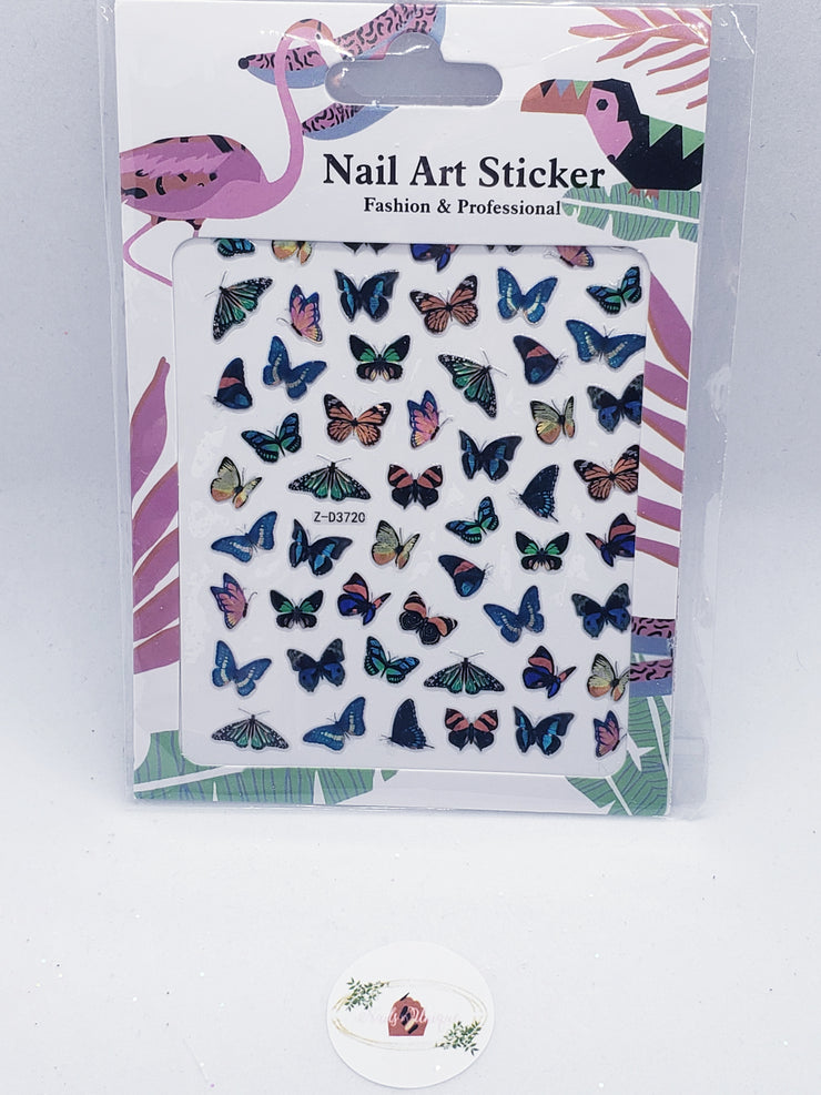Butterfly Nail Art Stickers